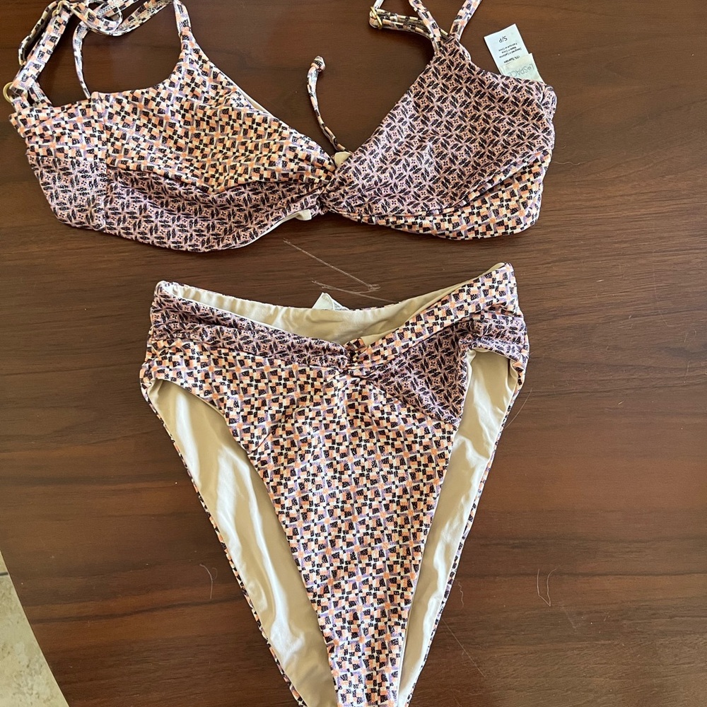 Two-Piece Printed Bikini Set